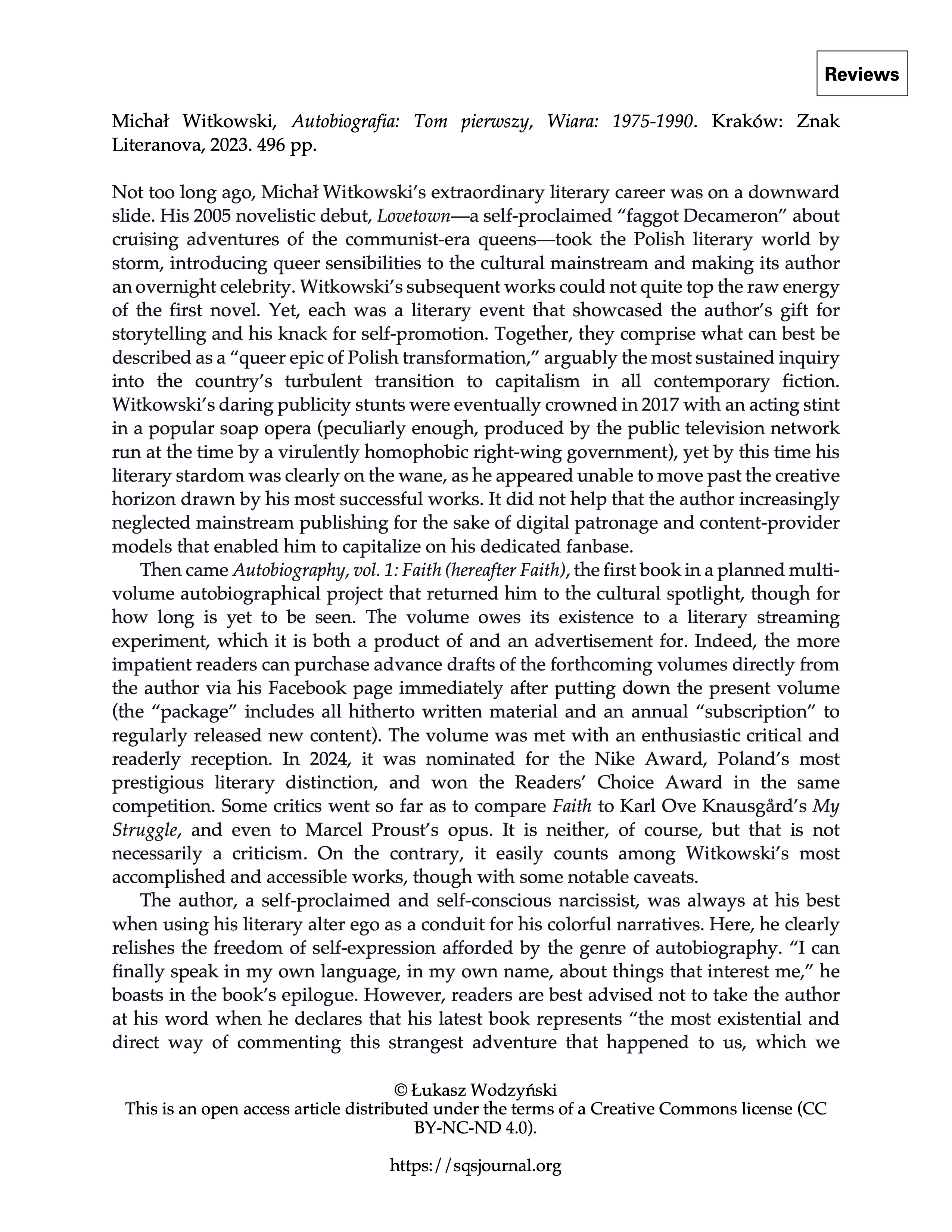 Image of the review's first page